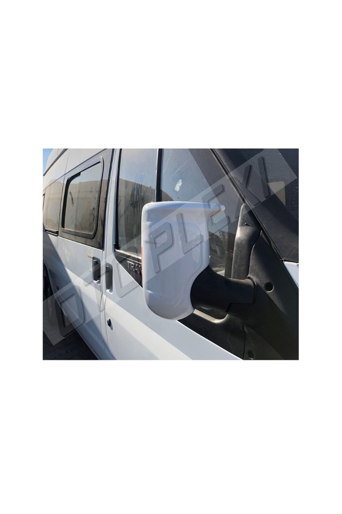 Ford Transit 2003-2014 Ayna Kapağı Abs Plastik Beyaz