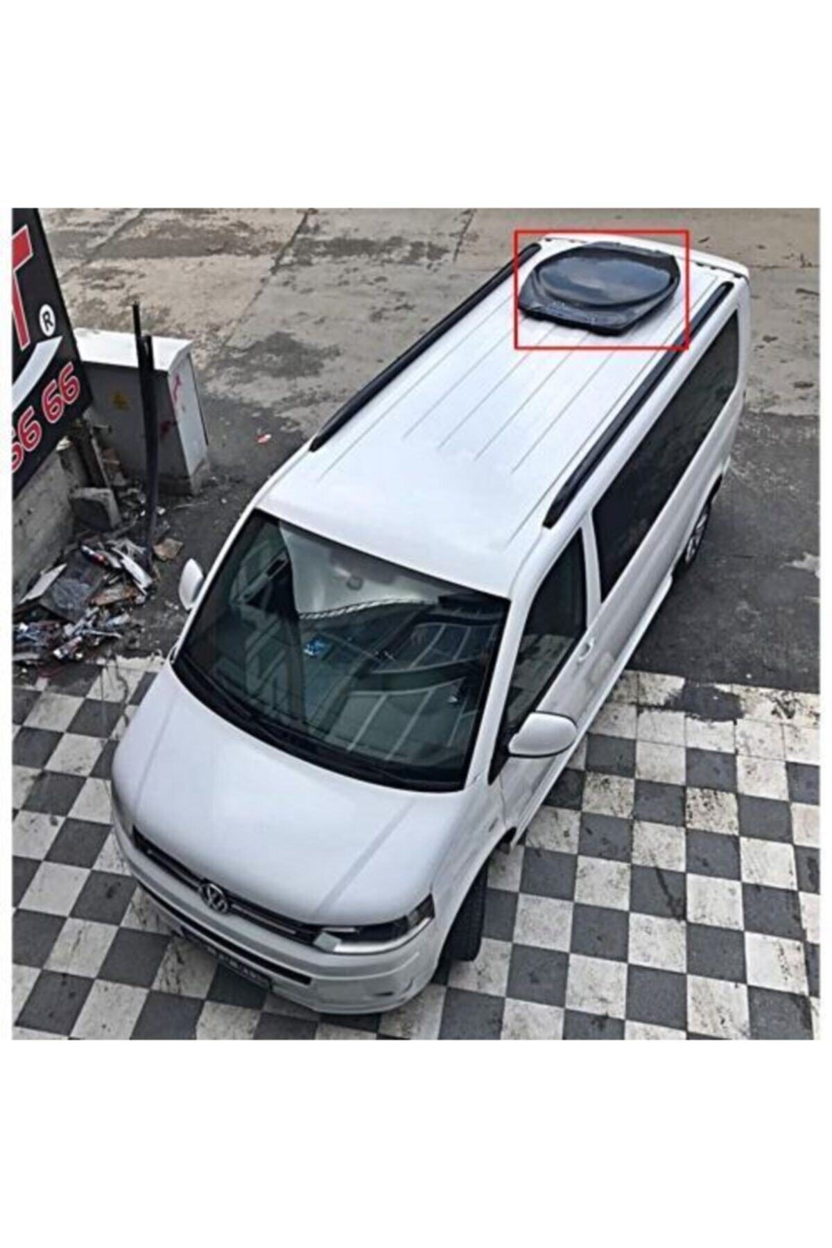Raysat Kapağı Akrilik Siyah Renk Plastik Boya Istemez