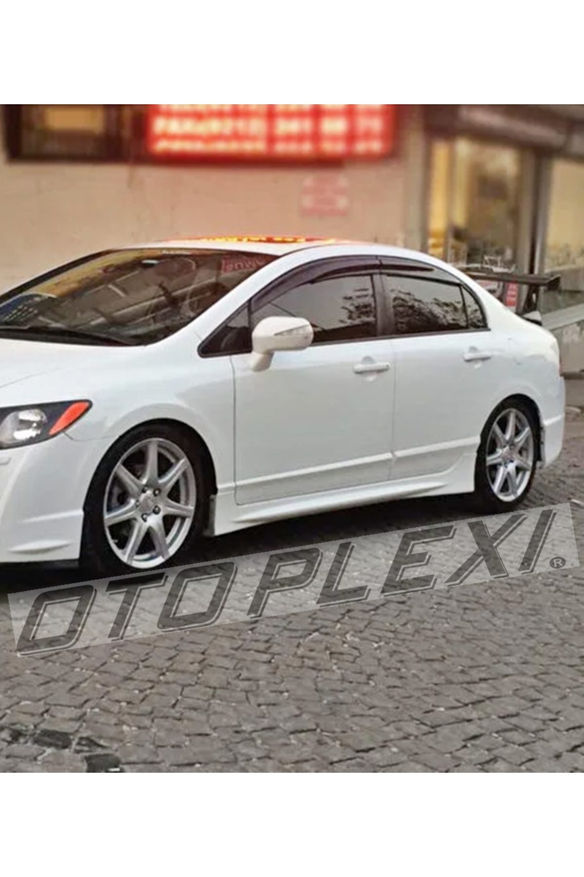 Honda Civic Fd6 Yan Marşpiyel Takım Marşpiyel Seti Plastik Boyasız 2006-2011