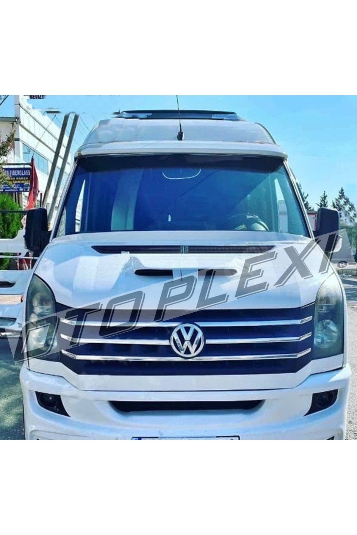 Volkswagen Crafter Silecek Gizleyici Silgeç Gizleyici Kirli Beyaz Boyalı Plastik 2007-2011