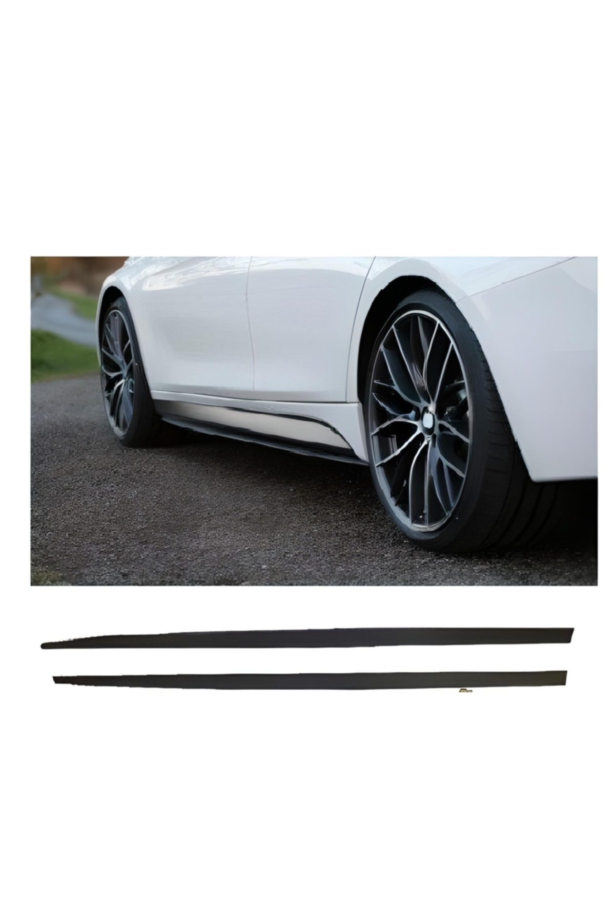 Bmw F10 Marşpiyel Lipi Plastik Siyah Flap / Lip