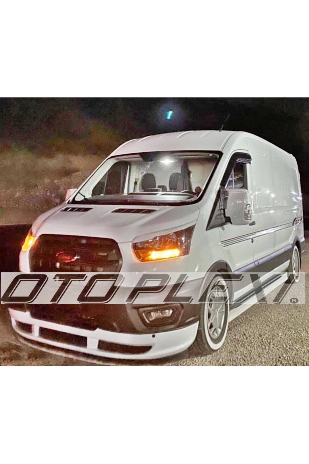 Ford Transit Ön Karlık Telli Tampon Altı Yarım Karlık 2019+ Ön Ek Ön Karlık Boyasız