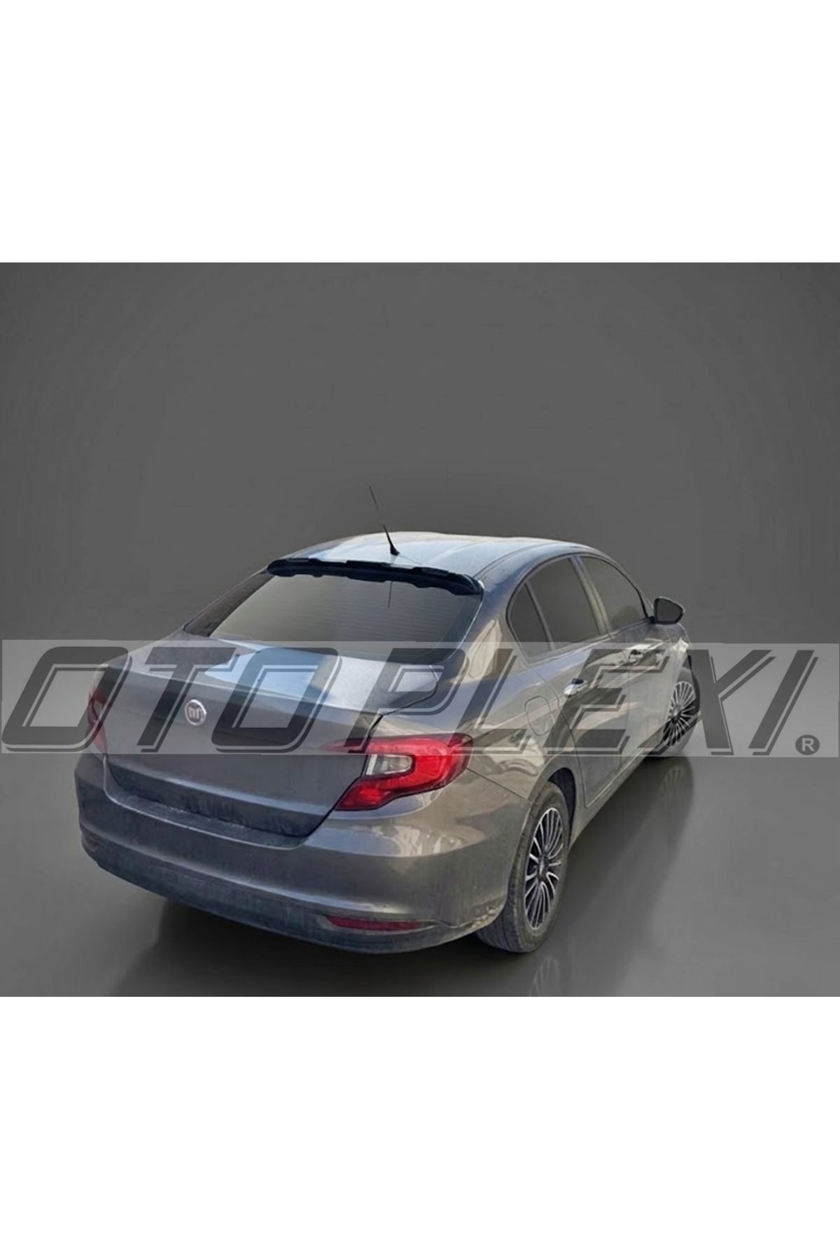 Fiat Egea Arka Cam Üstü Spoiler Rüzgarlık Plastik Siyah 2015+